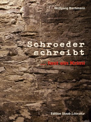 cover image of Schroeder schreibt